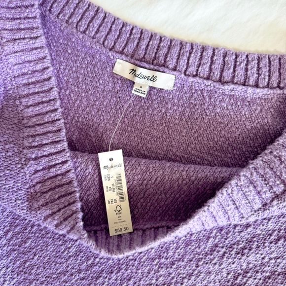 Madewell Textural-Knit One-Shoulder Sweater Tank - Picture 4 of 6